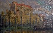 Georges Jansoone The Gravensteen in Ghent oil painting